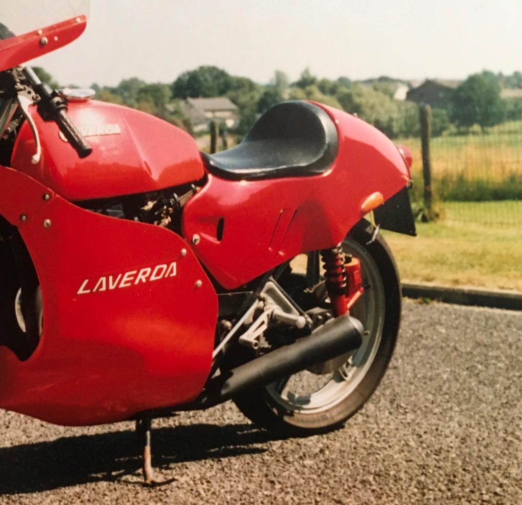 Laverda 500 Formula - zeldzaam origineel uitlaatsysteem, Ophalen, Gebruikt