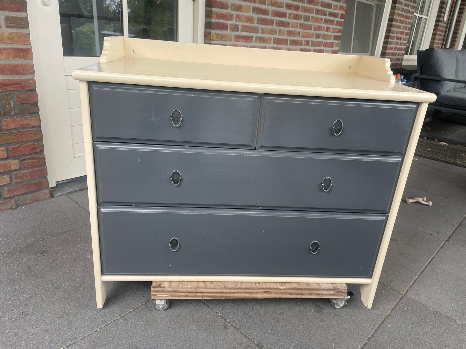 Landelijke ladekast / commode – 95 cm breed, Kinderen en Baby's, Kinderkamer | Commodes en Kasten, Ophalen, Minder dan 75 cm, 50 tot 70 cm