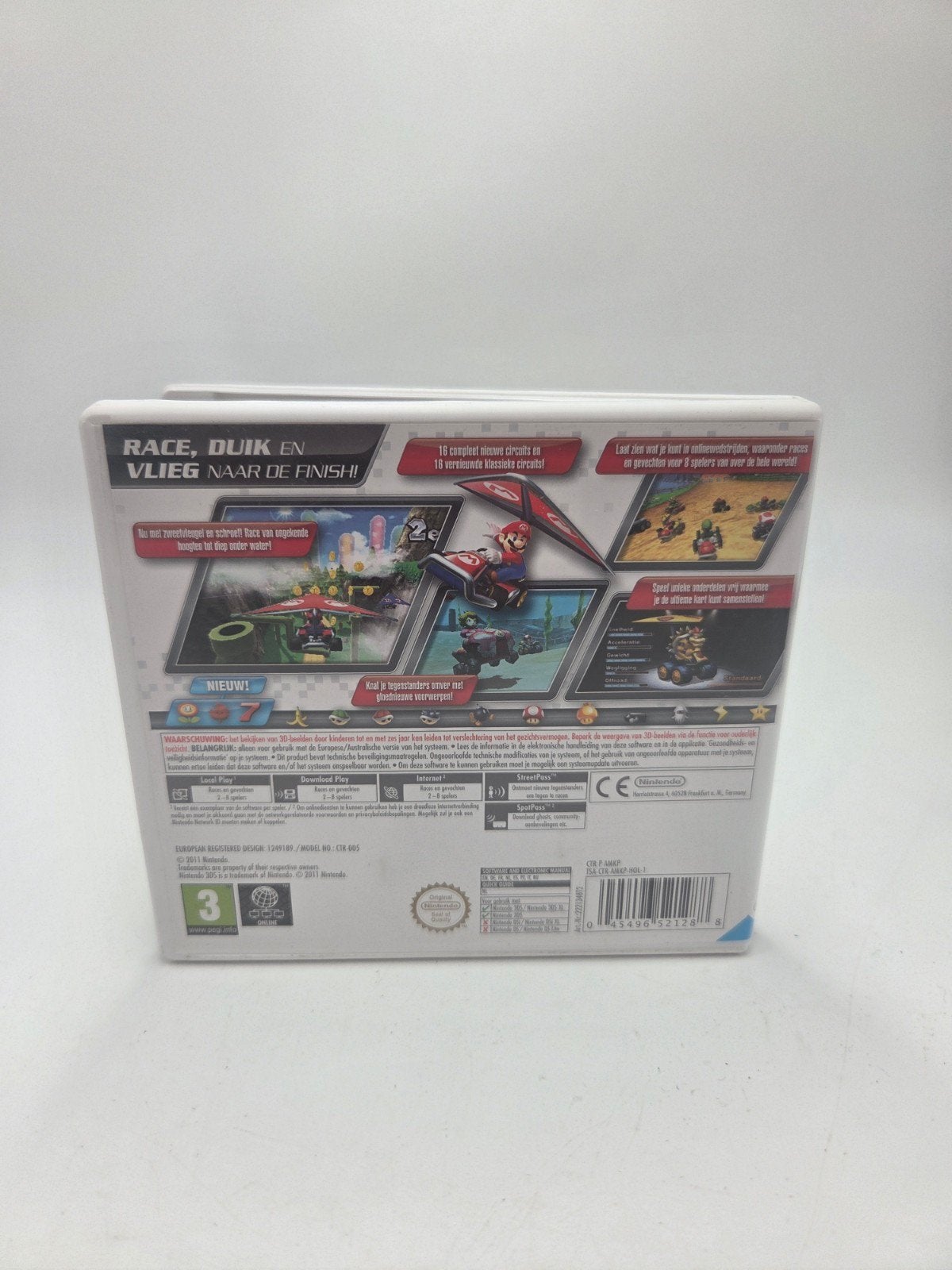 Mario Kart 7 Nintendo 3DS - Raceplezier voor jong en oud!, Nintendo, Online, Zo goed als nieuw, Racen en Vliegen