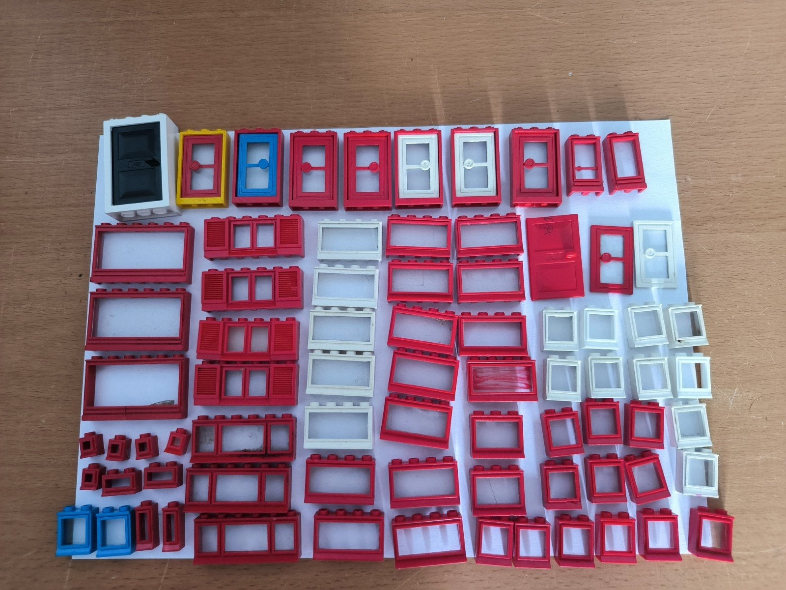 Grote partij vintage LEGO ramen en deuren, Ophalen of Verzenden, Gebruikt
