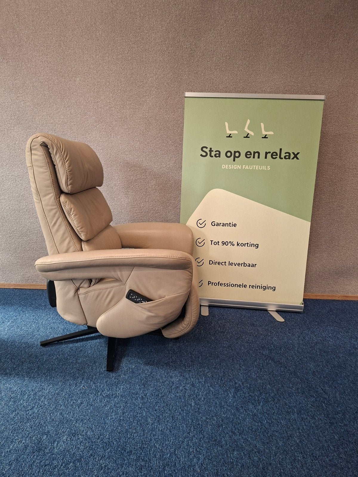 sta op relax fauteuil Meubelzorg als nieuw evt. op accu🔋, Huis en Inrichting, Hoofdstraat 60 Schijndel, Ophalen of Verzenden