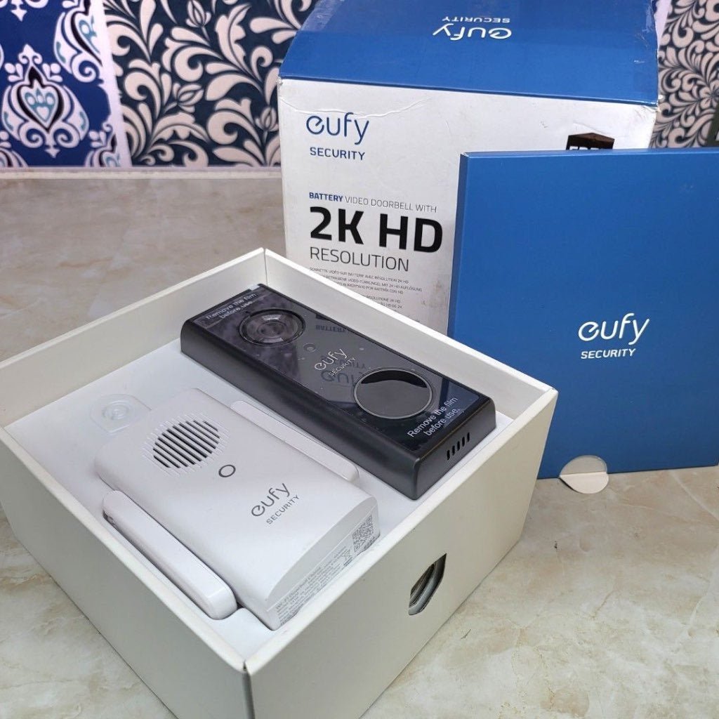 Eufy Video Doorbell 2K Battery (T8210), Huis en Inrichting, Deurbellen, Ophalen of Verzenden, Zo goed als nieuw