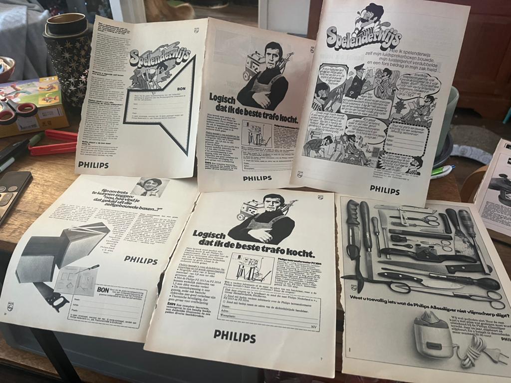 Philips advertenties, Ophalen of Verzenden, 1960 tot 1980, Tijdschrift