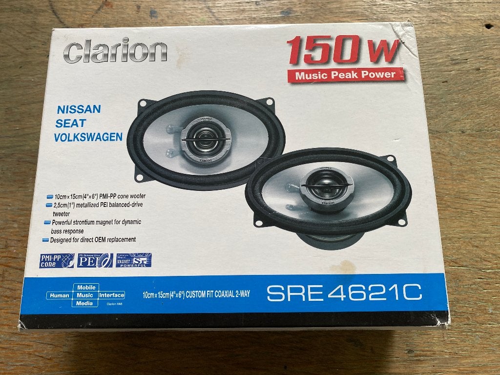 Clarion SRE4621C 150W Speakers, Ophalen, Zo goed als nieuw