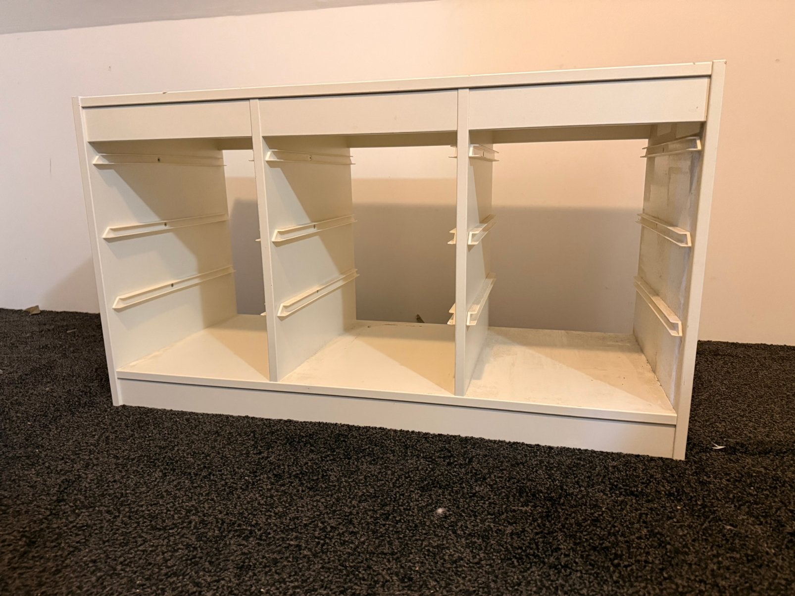 TROFAST Frame, white, 99x44x56 cm, Ophalen, Gebruikt