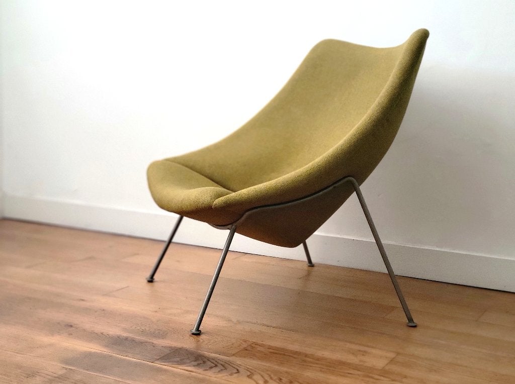 Artifort F157 Big Oyster fauteuil van Pierre Paulin, Huis en Inrichting, Fauteuils, Ophalen, Vintage design, Mid Centruy Modern, Deens design