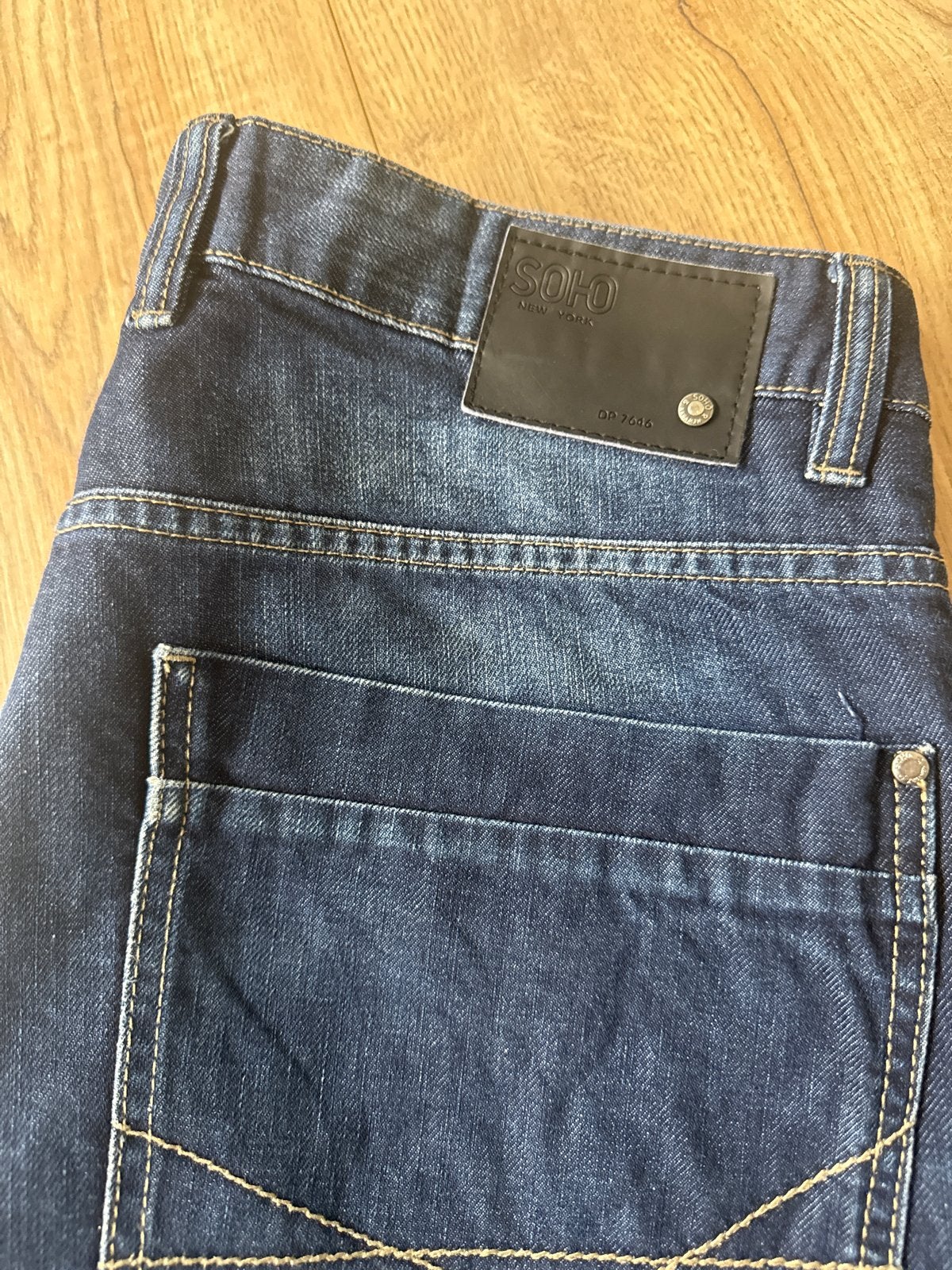 Soho New York Jeans - W34/L34 - Zo goed als nieuw, Kleding | Heren, Ophalen of Verzenden, Zo goed als nieuw, Blauw, W33 - W34 (confectie 48/50)