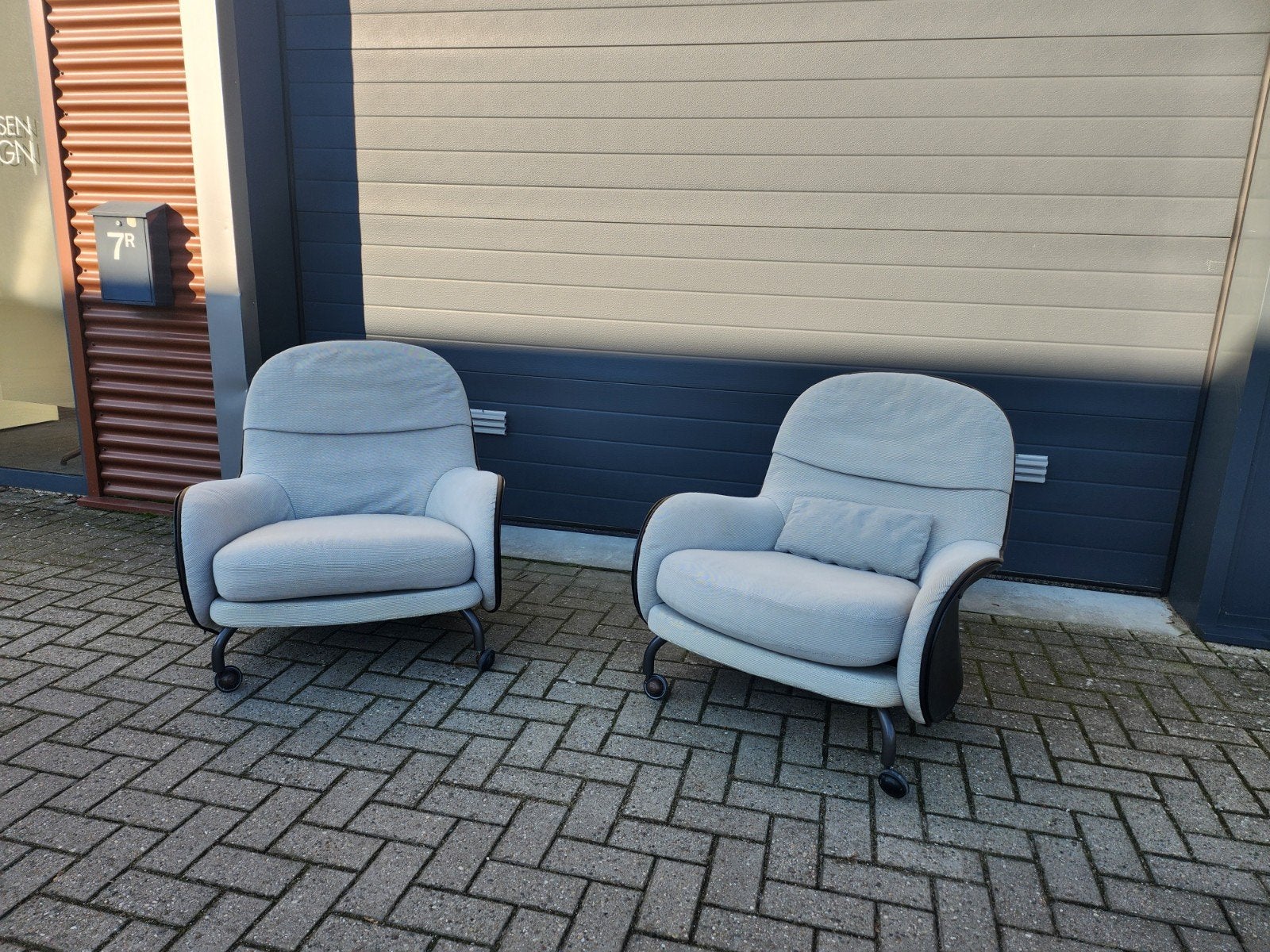 2x Depadova Louisiana Armchair by Vico Magistretti, Ophalen of Verzenden, Zo goed als nieuw
