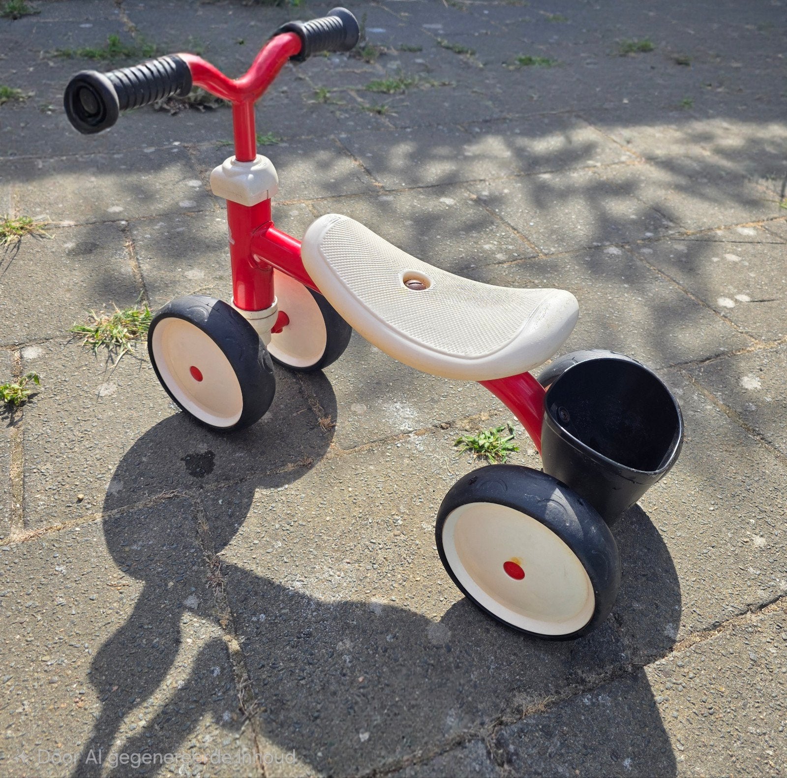 Rode loopfiets voor peuters van Smoby, Kinderen en Baby's, Speelgoed | Buiten | Voertuigen en Loopfietsen, Ophalen, Zo goed als nieuw