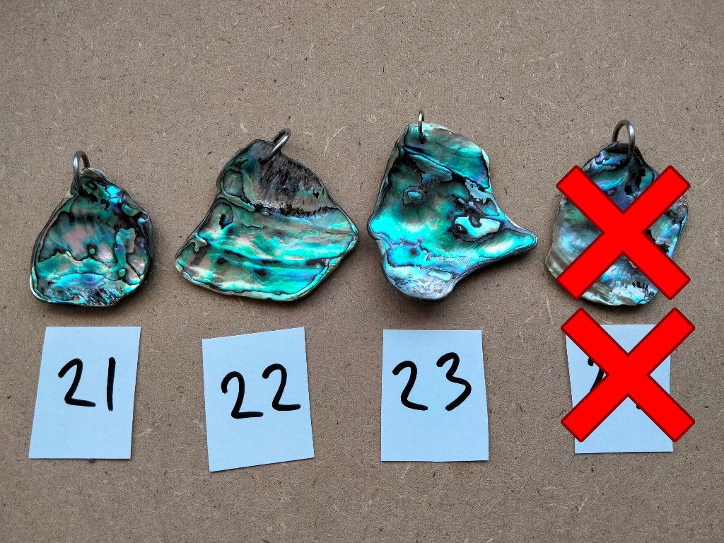 abalone hangers deel 6, Ophalen, Overige kleuren, Overige materialen