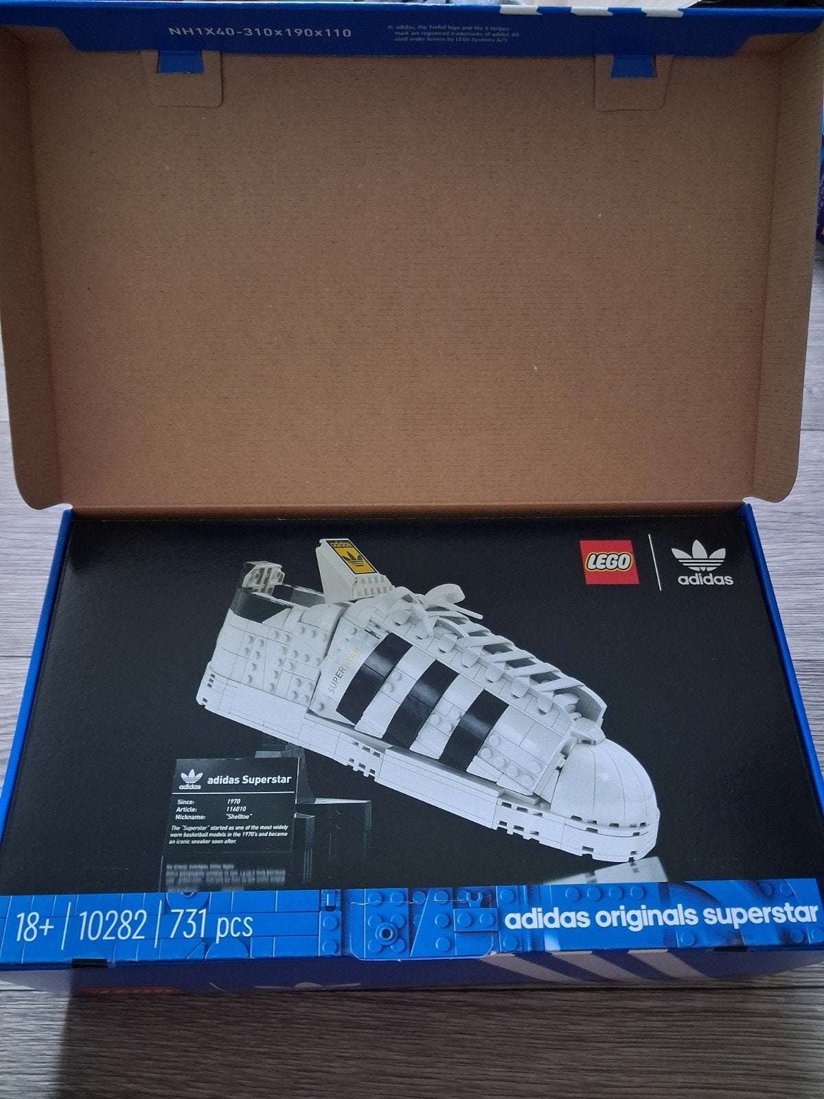 Lego Icons Adidas sneaker, 10282 nieuw!, Lego, Nieuw, Ophalen of Verzenden, Icons