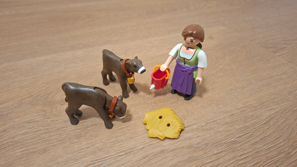 Playmobil boerin met kalfjes 4778, Kinderen en Baby's, Speelgoed | Playmobil, Complete set, Special plus, Ophalen of Verzenden
