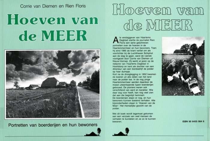 Corrie van Diemen en Rien Floris - Hoeven van de Meer, Boeken, Geschiedenis | Stad en Regio, Ophalen of Verzenden, Zo goed als nieuw