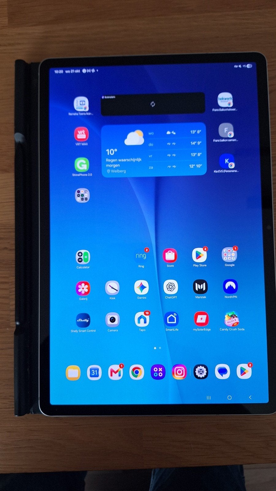 Samsung Galaxy Tab S8 plus met toetsenbord en S Pen, Computers en Software, Ophalen, Zo goed als nieuw, Samsung, 128 GB