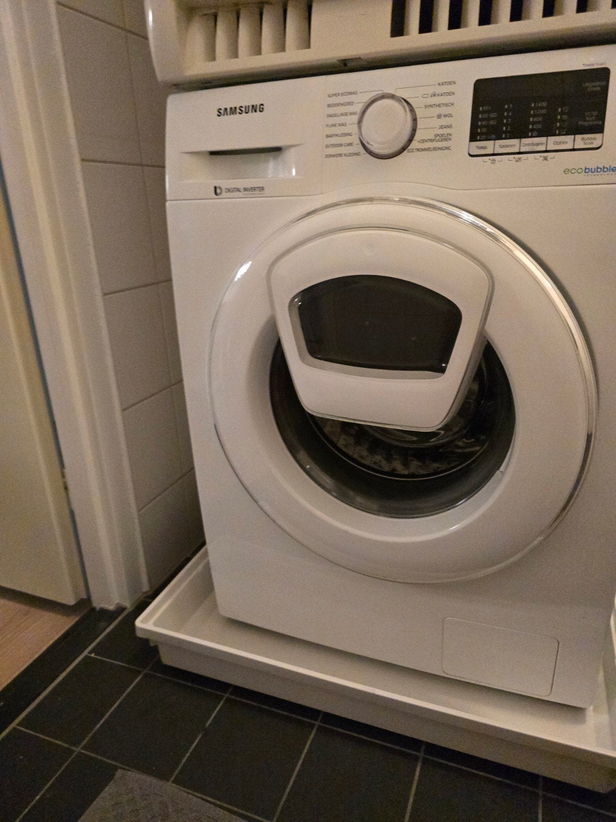 Samsung EcoBubble 9.0kg Wasmachine - Zo goed als nieuw, 1200 tot 1600 toeren, 8 tot 10 kg, Ophalen of Verzenden, Zo goed als nieuw