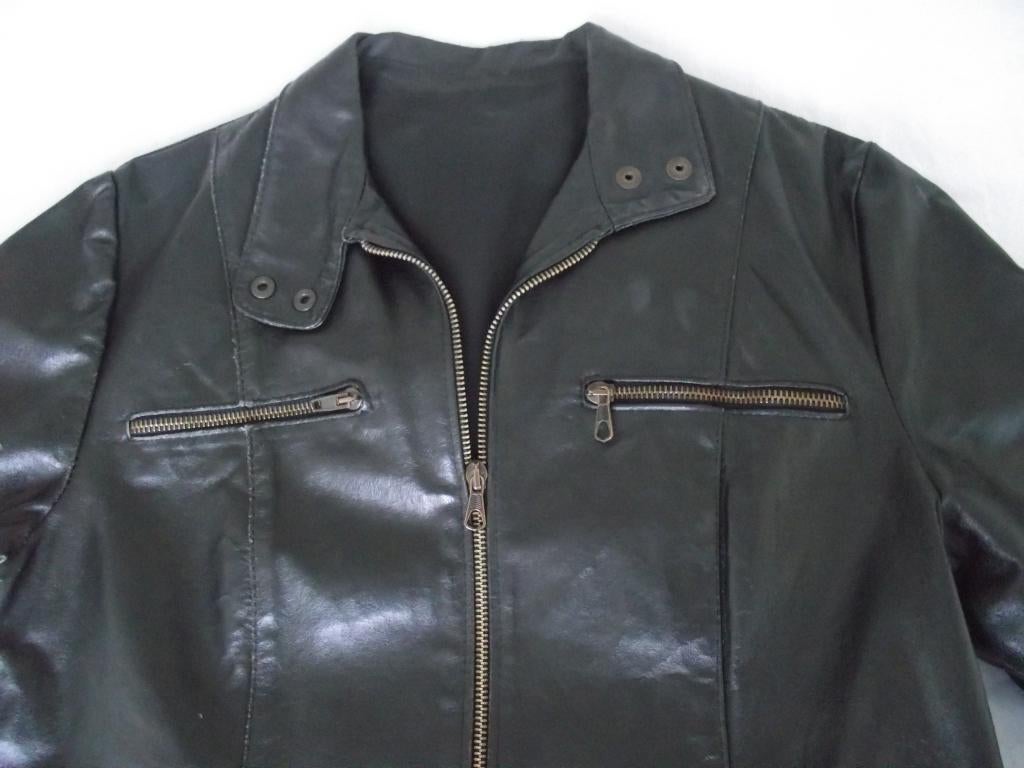 zwart leer jasje met rits Pellissima Camisano Italy M 38-40, Kleding | Dames, Maat 38/40 (M), Zwart, Ophalen of Verzenden, Pellissima Camisano