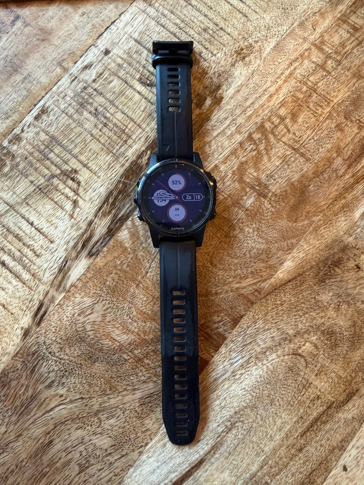 Garmin Fenix 5S Plus: goede staat. Sapphire glas, krasvrij, Ophalen of Verzenden, Gebruikt, Zwart, Android