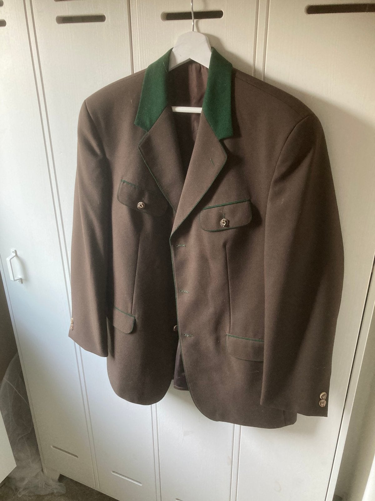 authentiek oostenrijks jager / uniform jasje, Ophalen of Verzenden, Zo goed als nieuw, Maat 52/54 (L)