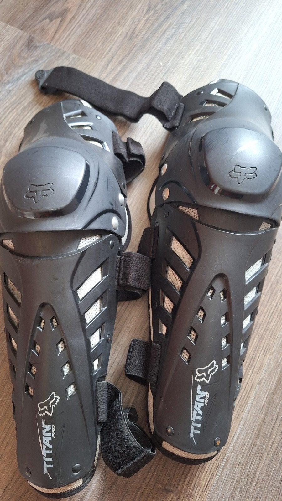Titan Race-knie-/scheenbeschermers, Heren, Fox Racing, Tweedehands, Ophalen
