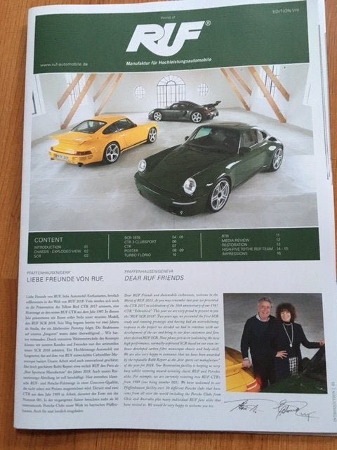 Ruf tuner brochure/magazine/auto folder/persmap '08 - '19, Ophalen of Verzenden, Zo goed als nieuw, Toyota