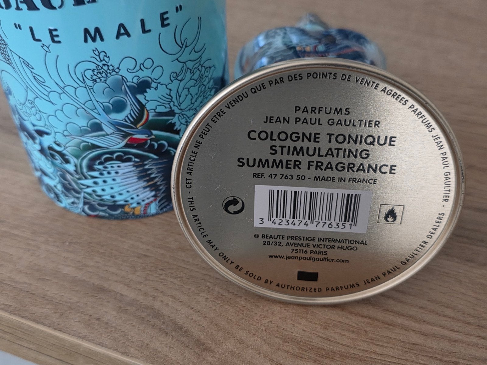 Jean Paul Gaultier Le Male Summer 2014 125ml, Ophalen of Verzenden, Parfumfles, Gevuld