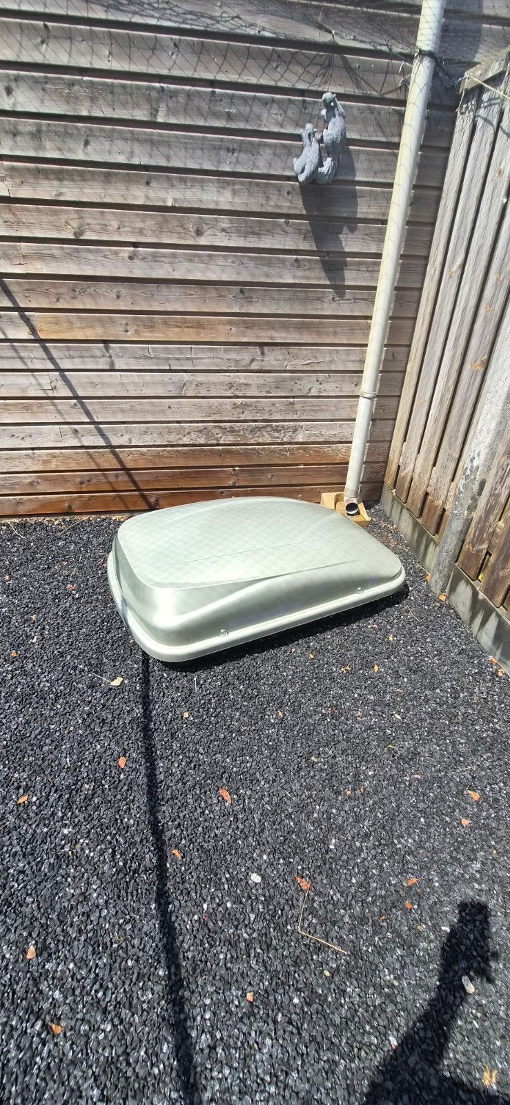 Dakkoffer/skikoffer - Verkleurd door de zon, Auto diversen, Dakkoffers, Ophalen, Gebruikt