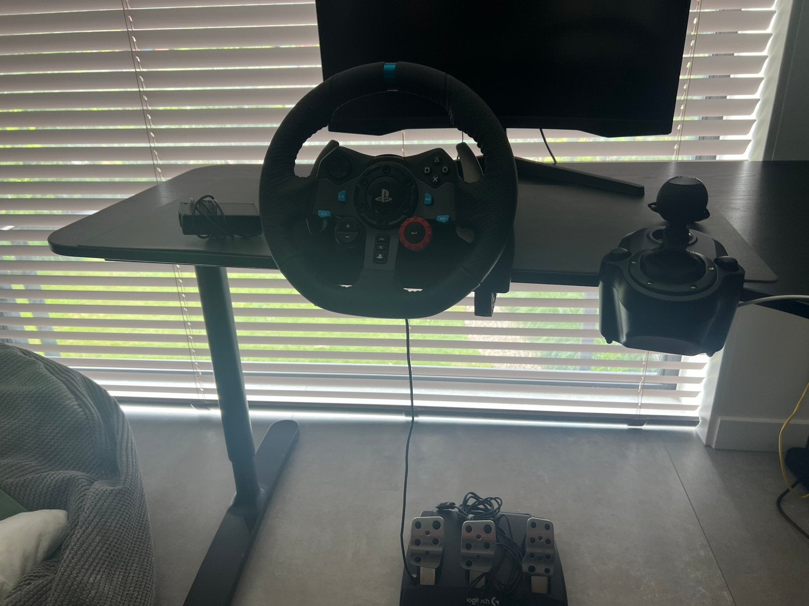 Racestuur logitch G29 en shifter, Spelcomputers en Games, Spelcomputers | Sony PlayStation Consoles | Accessoires, Ophalen, Gebruikt