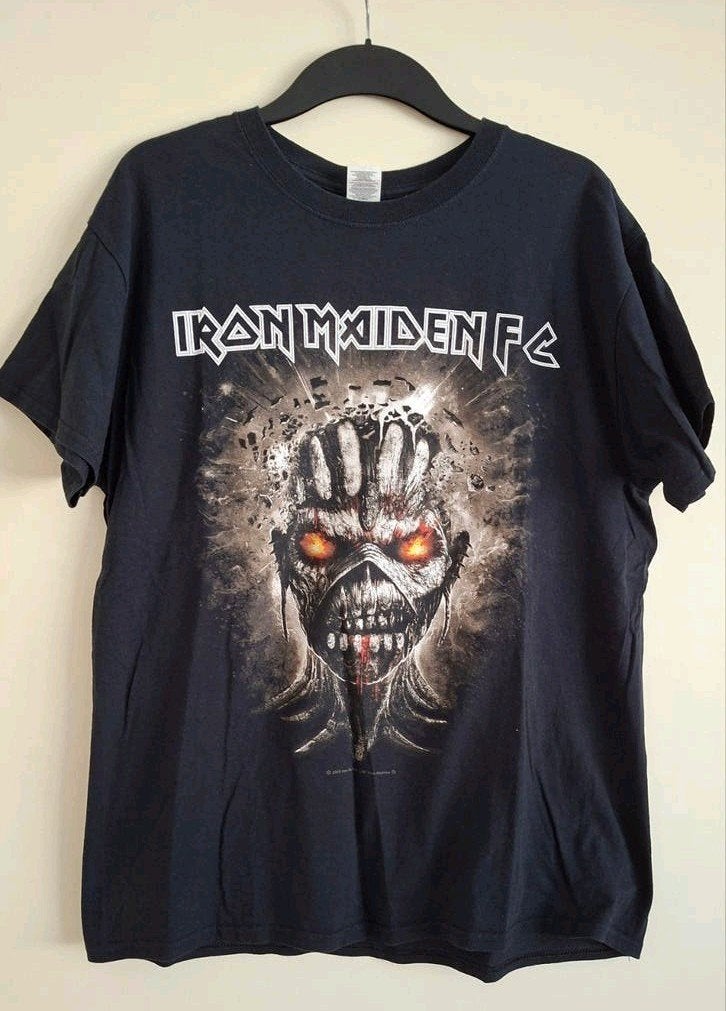 Iron Maiden FC T-shirt - Zwart - Maat L, Maat 52/54 (L), Zwart, Ophalen of Verzenden, Zo goed als nieuw