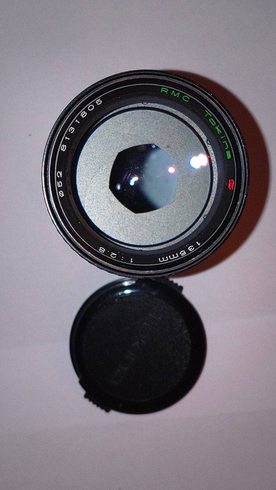 Tokina RMC 135mm f/2.8 lens voor Pentax K-mount, Gebruikt, Tokina, Pentax K-mount, Beschermhoes/tas