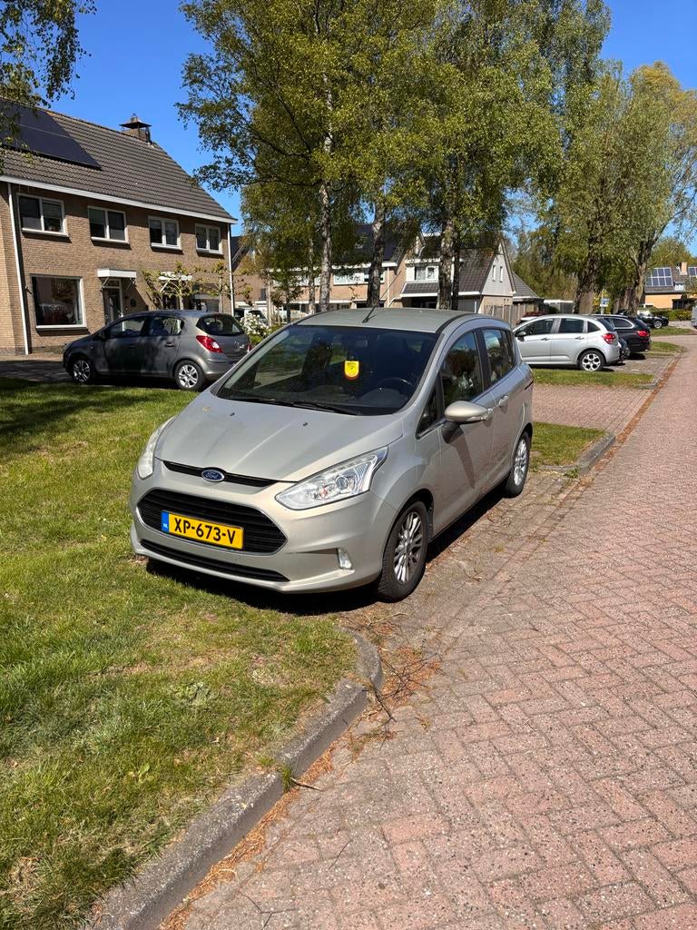 Ford B-Max 1.0 Ecoboost 74KW/100PK 2012 Grijs, Auto's, Ford, Particulier, B-Max, Benzine, A, MPV, Handgeschakeld, Geïmporteerd