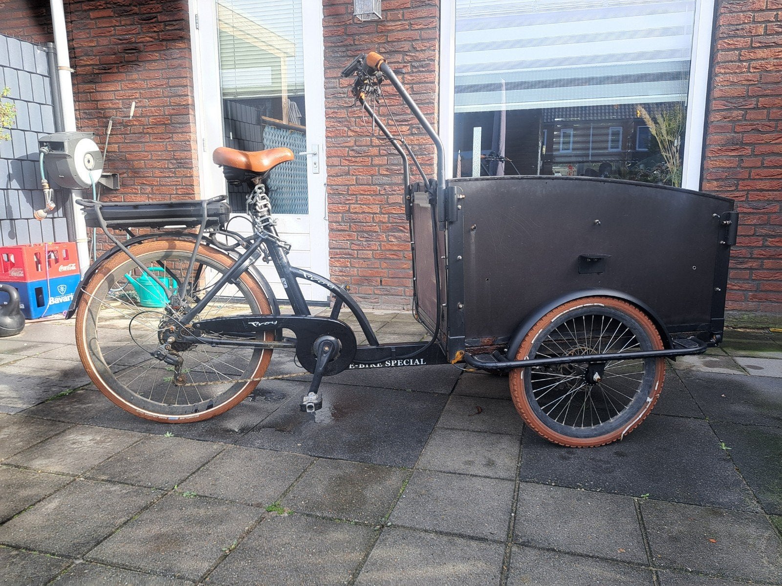 Troy Bakfiets - Elektrisch met Drie Wielen, Fietsen en Brommers, Gebruikt, Goederen, Elektrisch, Trommelrem