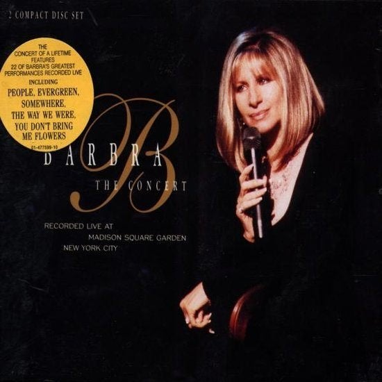 Barbra Streisand - The Concert (2CD), Ophalen of Verzenden, Zo goed als nieuw, Pop, Live-album