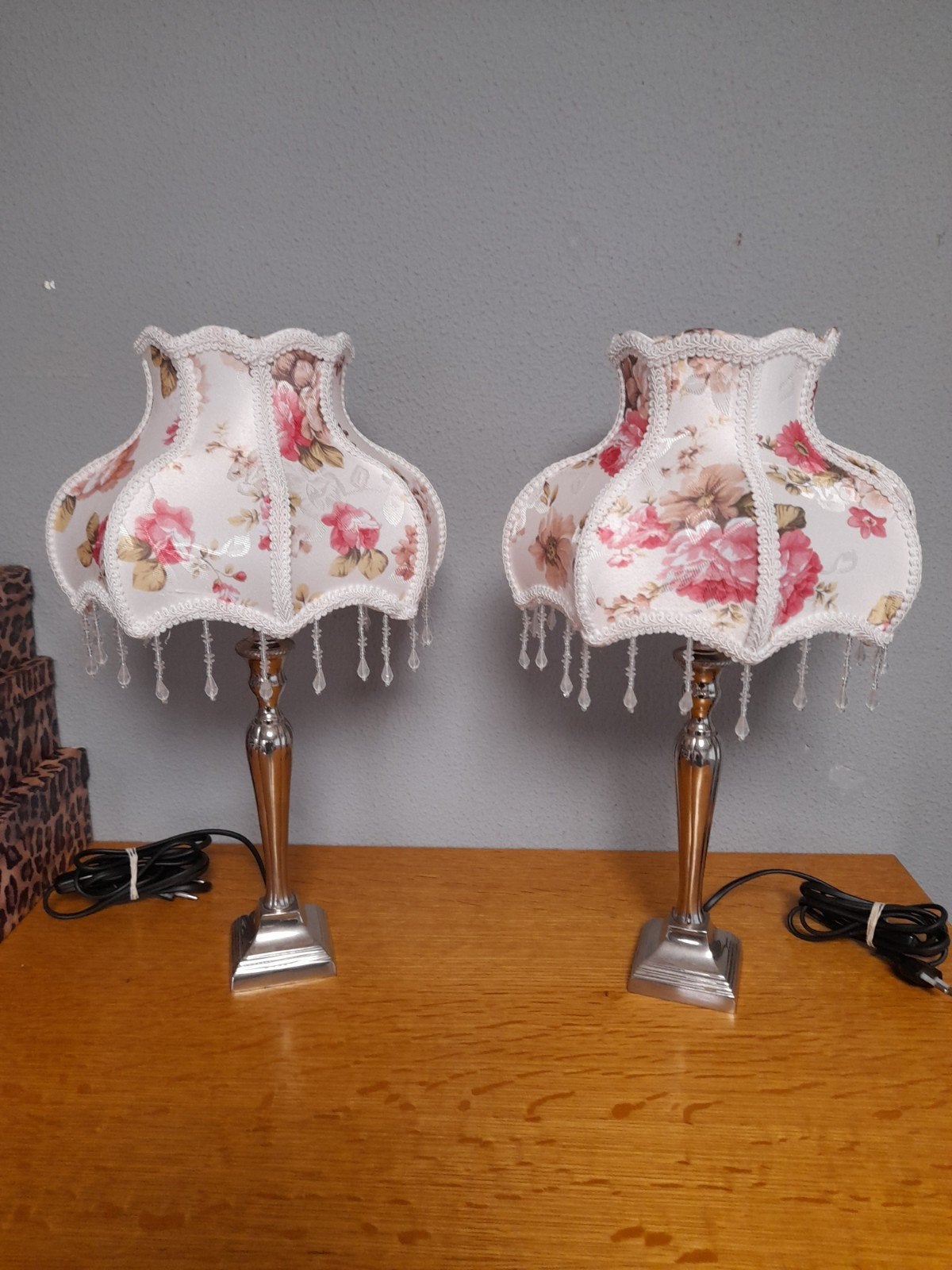 Mooie Victoriaanse lampen kappen 75.00 p.s, Ophalen