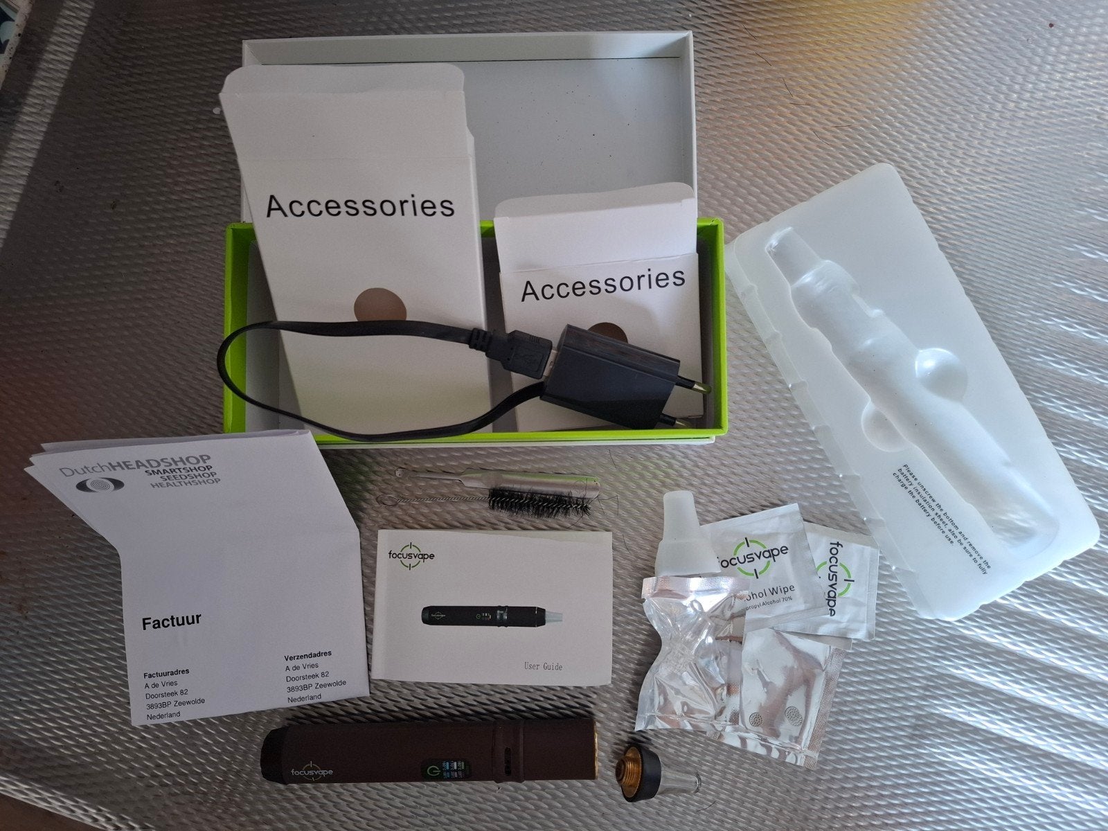 FocusVape vaporiser aangeboden zgan, Ophalen of Verzenden, Zo goed als nieuw
