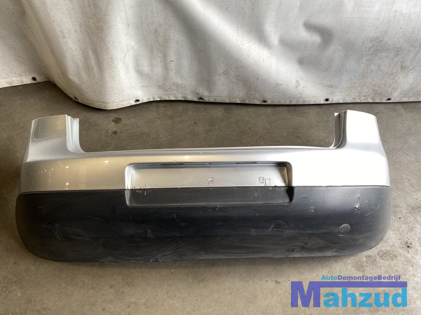 VW GOLF 5 Grijs zilver achterbumper bumper 2003-2009, Gebruikt, Volkswagen, Volkswagen AG, Achter