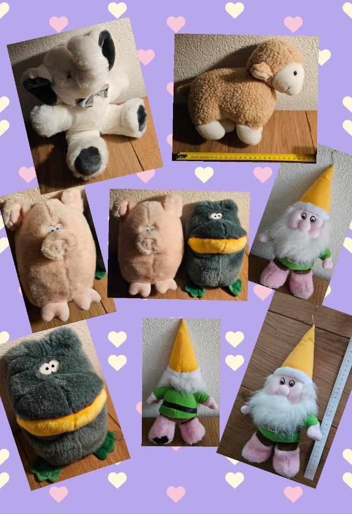 Kabouter knuffel nieuw, schaap, varken, kikker gaaf geurvrij, Kinderen en Baby's, Speelgoed | Knuffels en Pluche, Overige merken