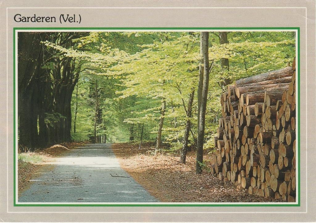 GARDEREN Bosbouw, Verzamelen, Ansichtkaarten | Nederland, Verzenden, 1980 tot heden, Gelopen, Gelderland