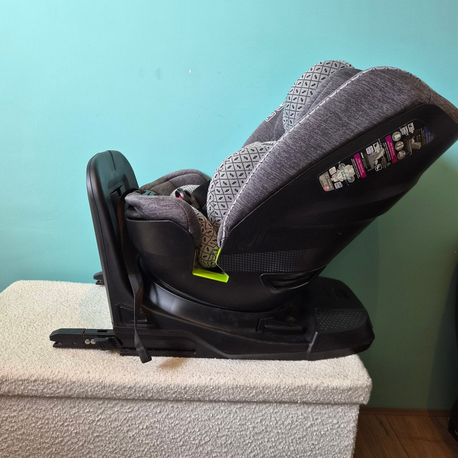 Ding autostoel met Isofix, Gebruikt, 0 t/m 18 kg, Isofix, Ophalen