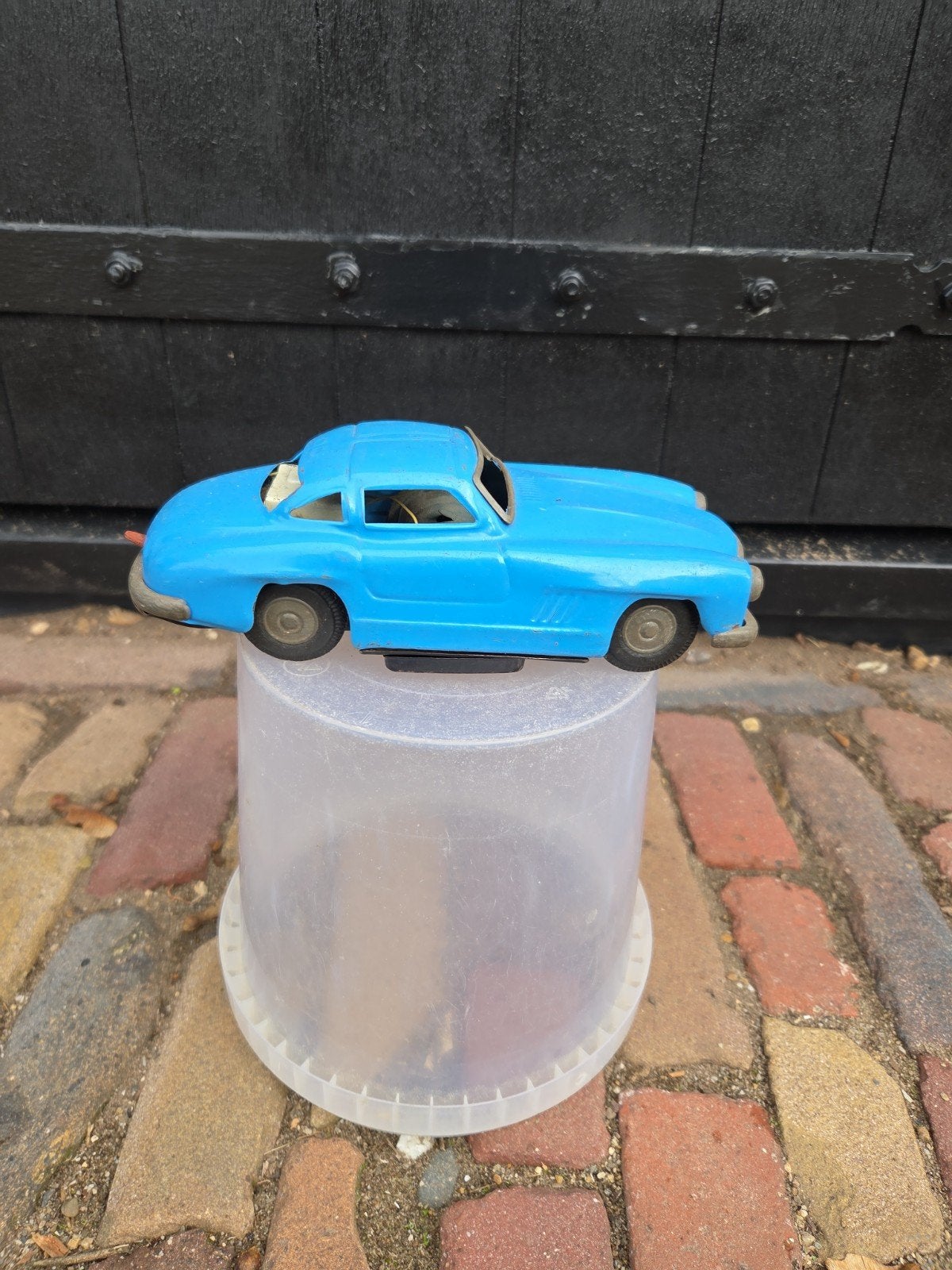 Vintage Blikken Speelgoedauto - Mercedes Benz 300 SL, Ophalen, Gebruikt