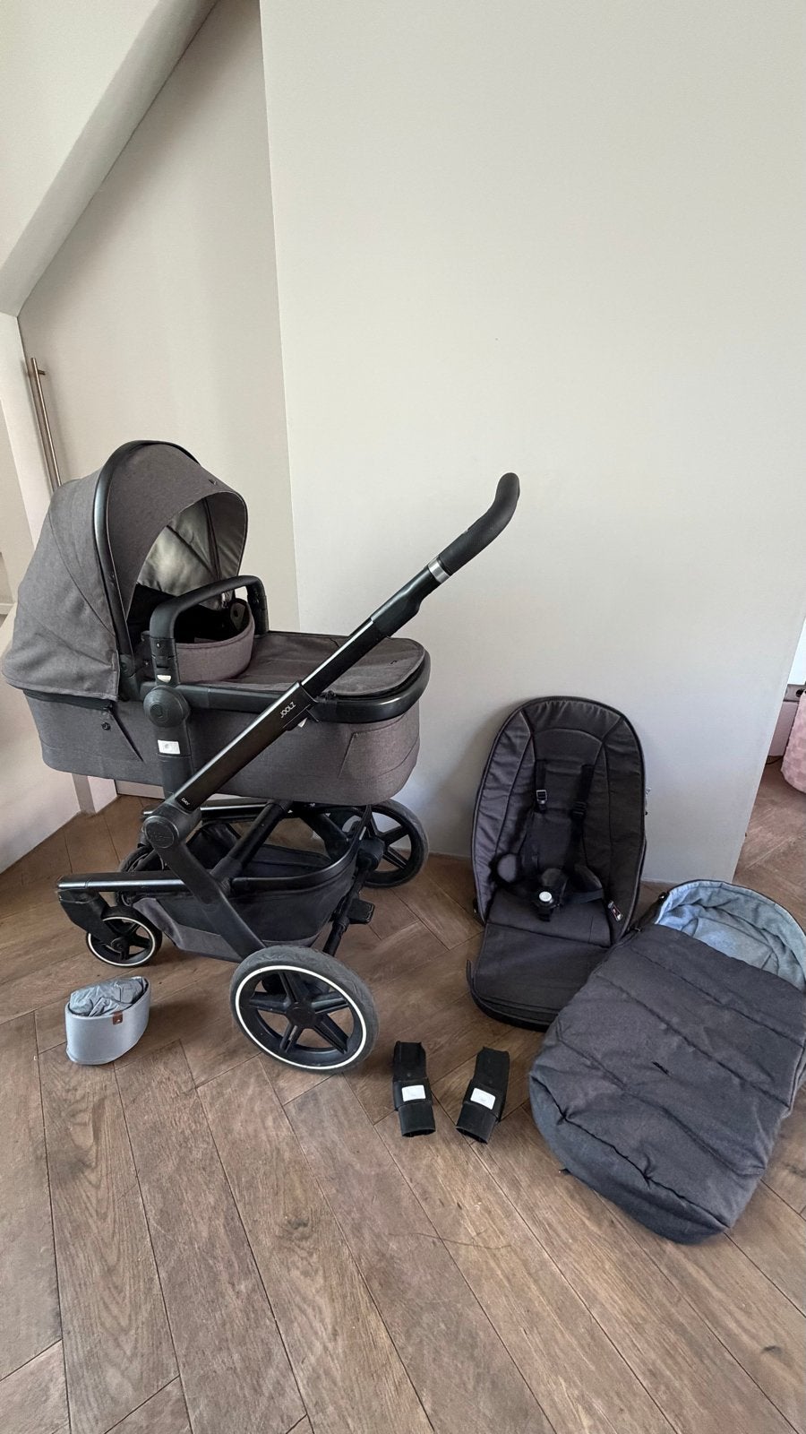 Joolz Day+ kinderwagen met reiswieg en zitje, Kinderen en Baby's, Kinderwagens en Combinaties, Zo goed als nieuw, Combiwagen, Overige merken