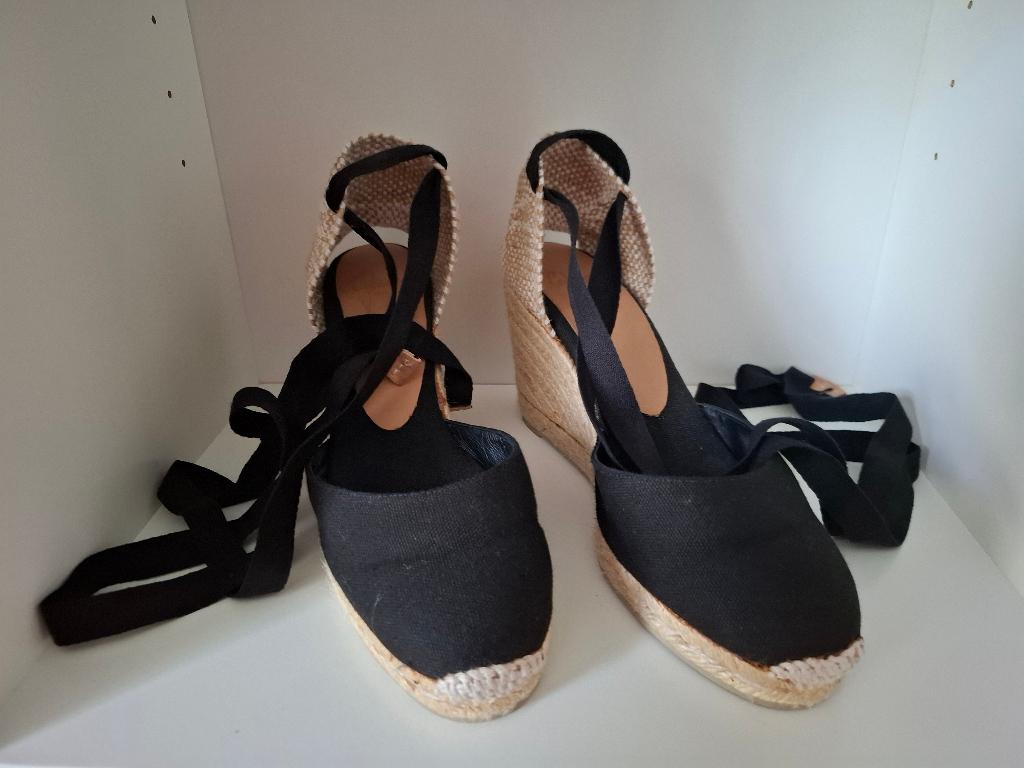 Schoenen - Castañer CARINA - Espadrilles - maat 38 - zwart, Kleding | Dames, Schoenen, Zwart, Nieuw, Ophalen of Verzenden, Espadrilles of Moccasins