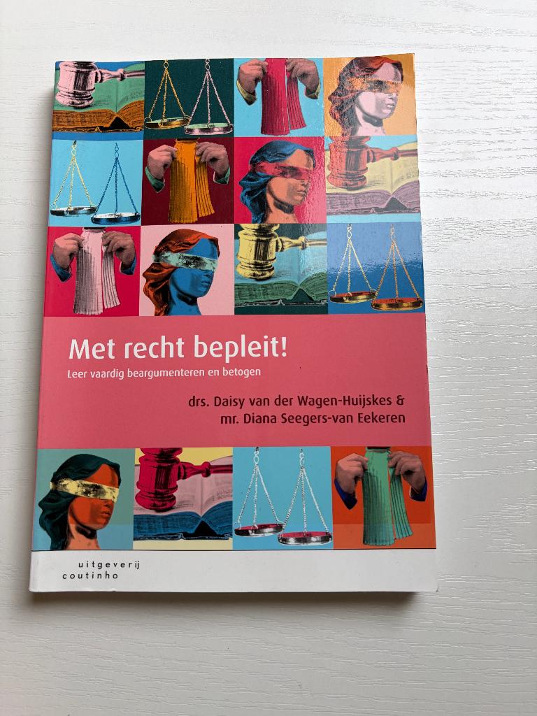 Studieboek HBO Rechten - Met Recht Bepleit! (Nieuw), Boeken, Nieuw, Gamma, HBO, Uitgeverij Coutinho