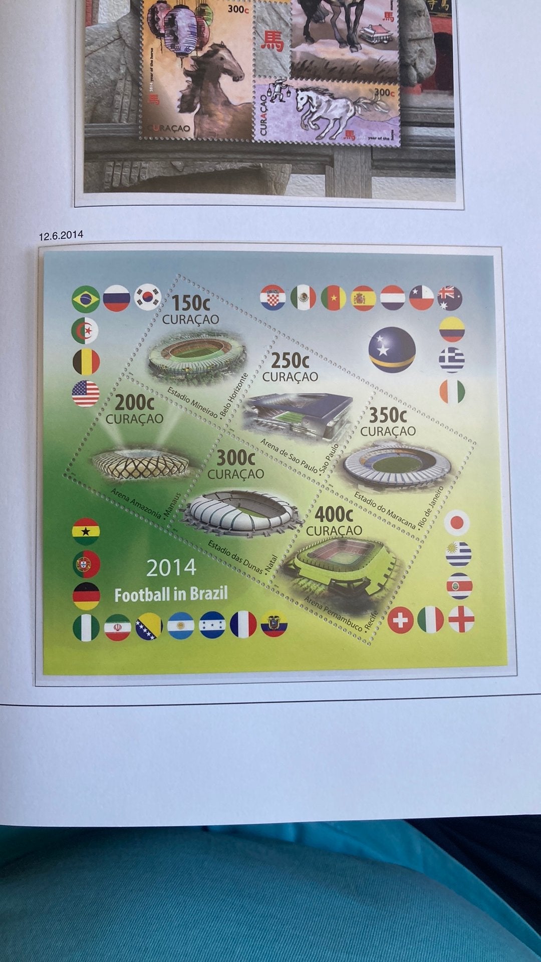 Curaçao 217 voetbal post fris, Ophalen of Verzenden