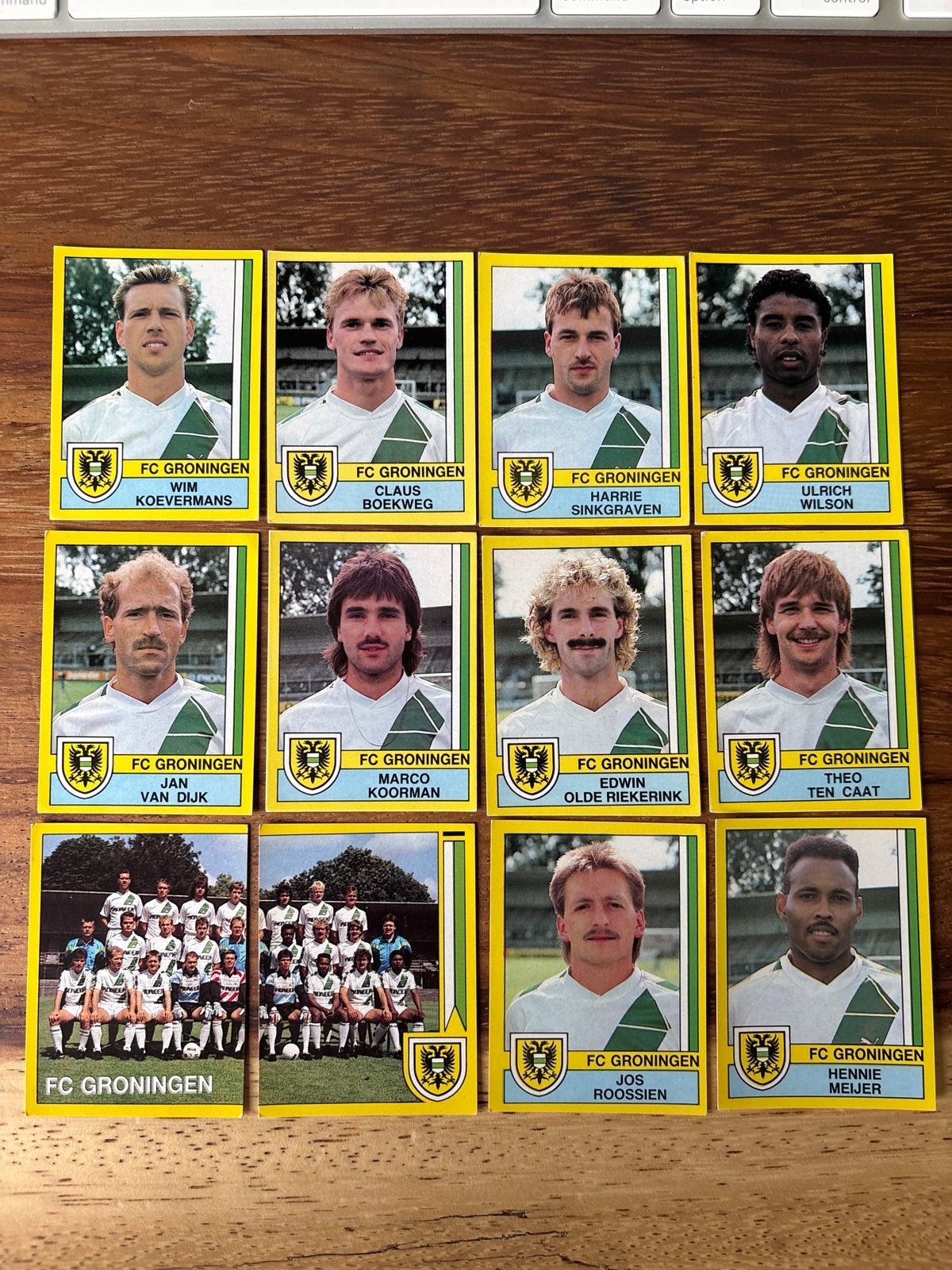FC Groningen Voetbal 1990 Panini Plaatjes, Ophalen of Verzenden, Zo goed als nieuw, Stickers en Plaatjes