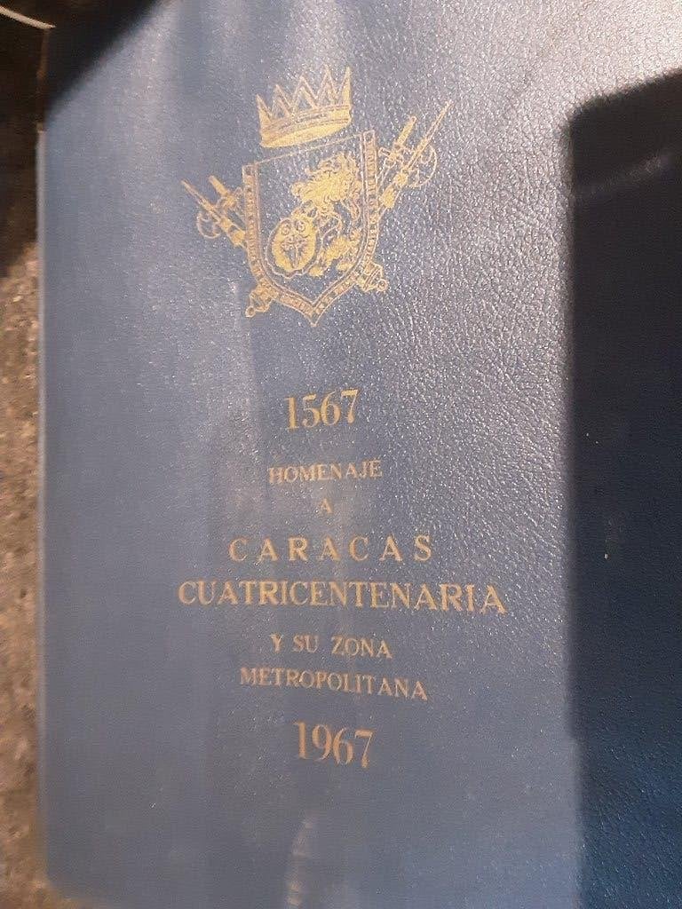 Origineel jubileumboek 400 jaar “Caracas, Venezuela – 1967”, Ophalen of Verzenden, Zuid-Amerika, Zie beschrijving, 20e eeuw of later