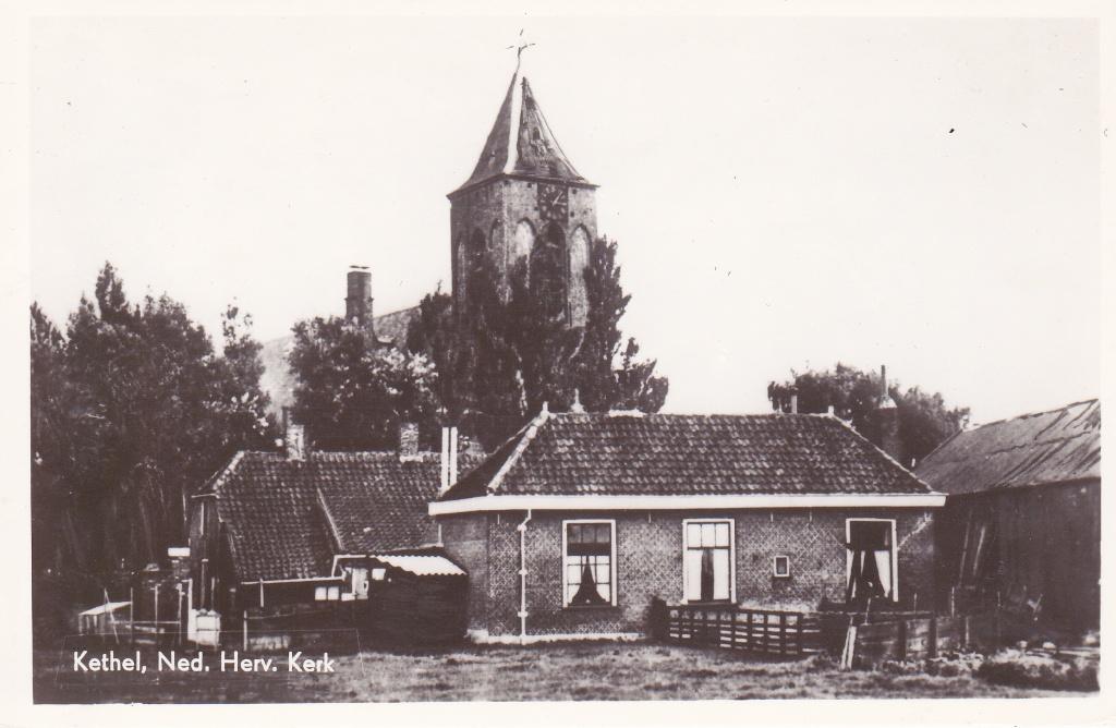 00949 Kethel - Ned. Herv. kerk, Verzenden, 1960 tot 1980, Ongelopen, Zuid-Holland