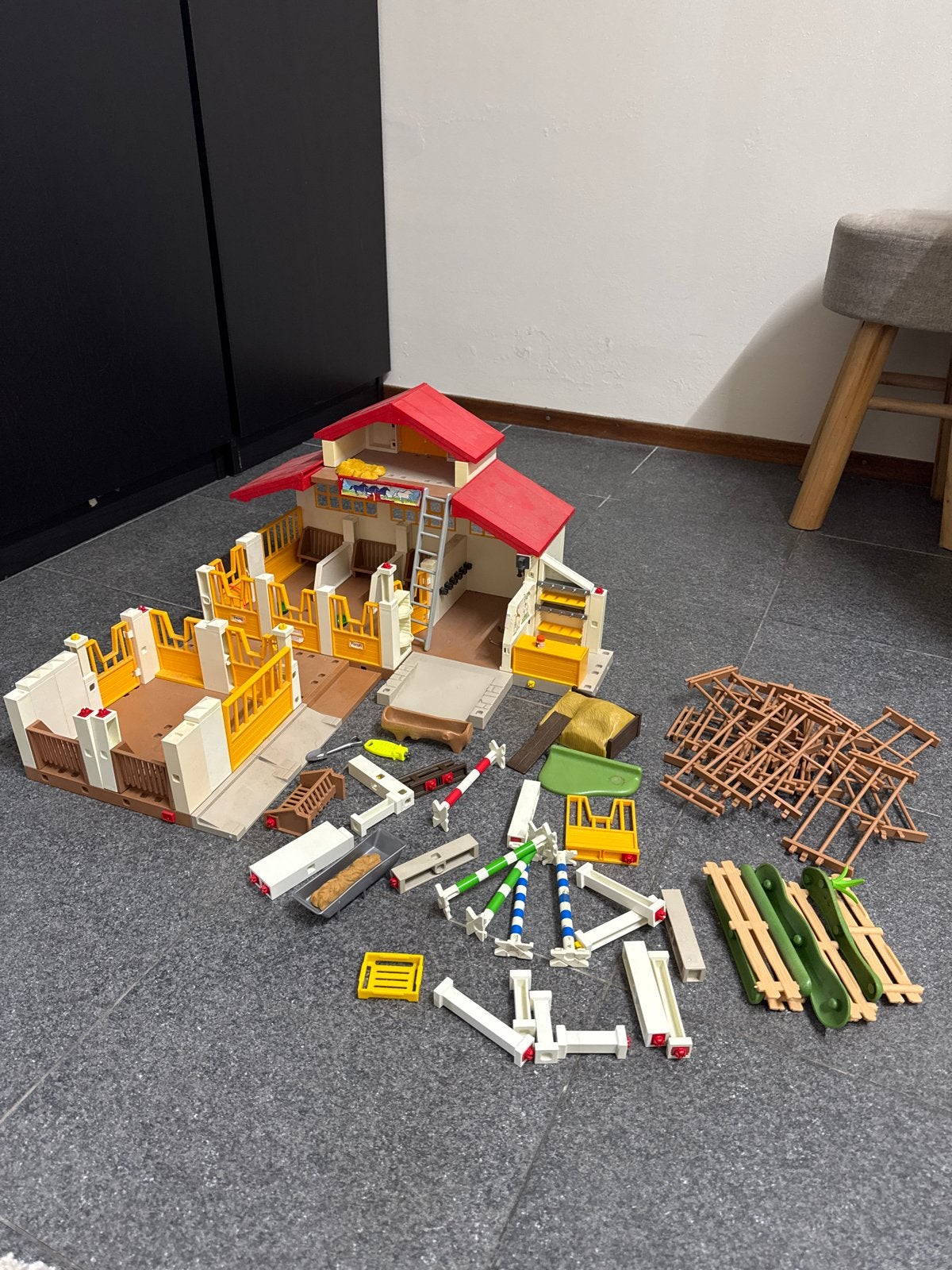 Playmobil Paardenstal met accessoires, Kinderen en Baby's, Ophalen, Gebruikt, Jongen of Meisje