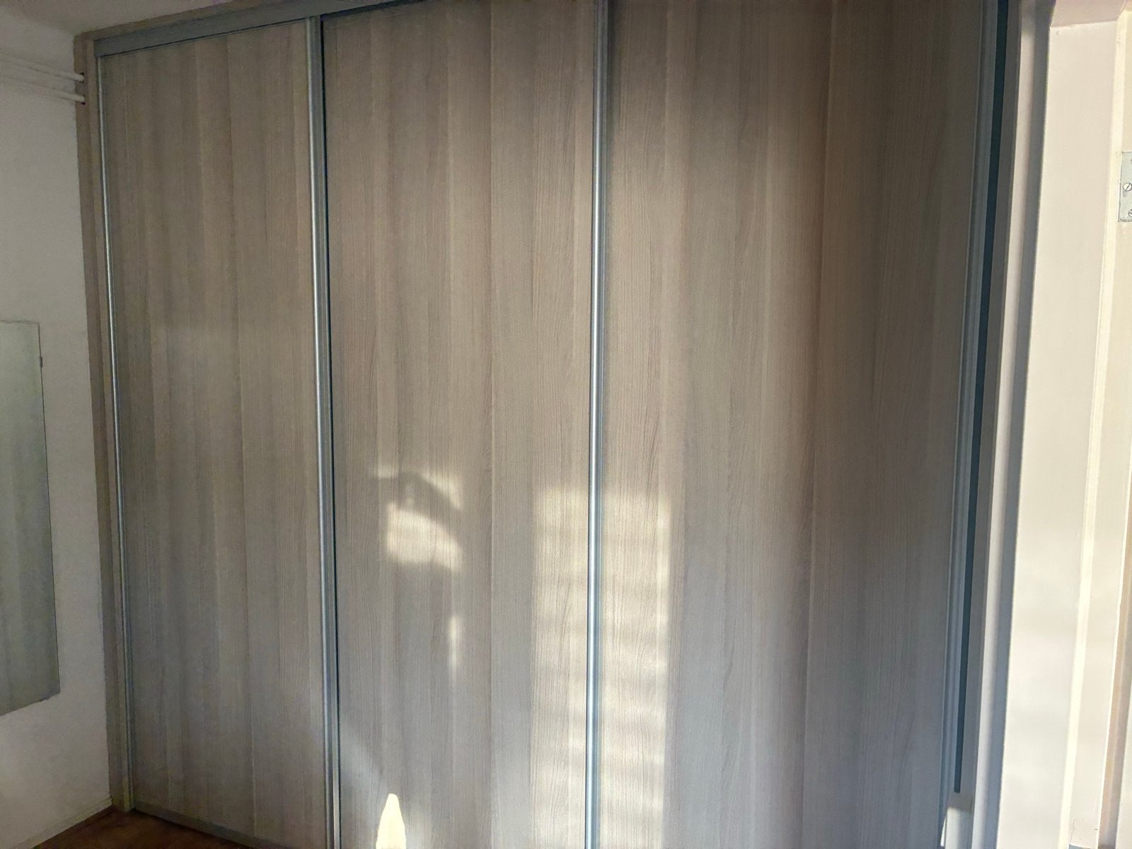 3 stuks schuifdeuren - 257x260 cm, Ophalen, Gebruikt, 200 cm of meer, Met hangruimte
