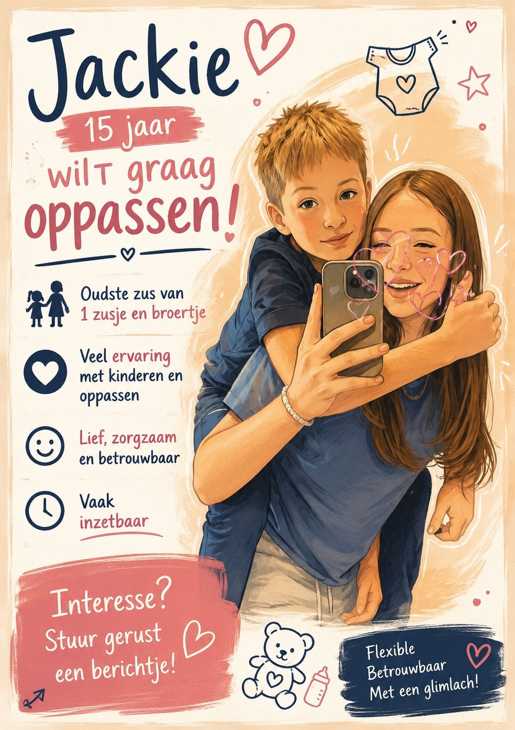 Ik wil graag oppassen!, Diensten en Vakmensen, Oppas en Kinderopvang, Oppas aan huis