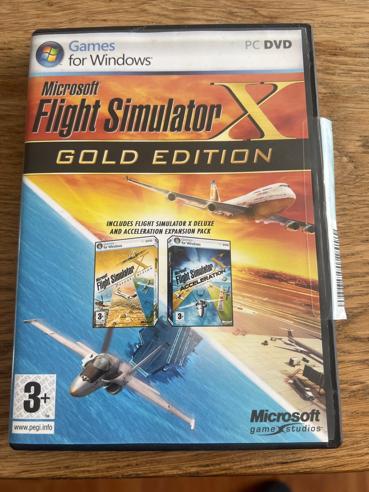 Microsoft Flight Simulator X Gold Edition PC DVD, Ophalen, 1 speler, Zo goed als nieuw, Vanaf 3 jaar